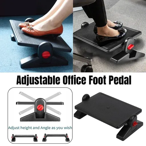 Ergonomic Footrest Stool for Office Foot Pedal Massage Footboard Home