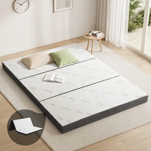 Giselle Foldable Mattress Folding Foam Mattresses Bamboo Queen