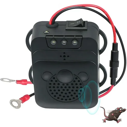 Ultrasonic Car Repellent With LED Strobe, Garage For Car ROdents Mice Pests Home Garage Attic Camping