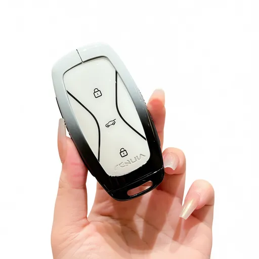 Fragrant Car Aeolus L8 Key Cover Gradient Black White Standard Option b: gradient black & white single case