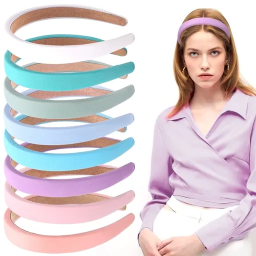 Padded Headbands for Women,Puffy Sponge Headbands Vintage Wide Headband for Women Bandana Hair Accessories for Women