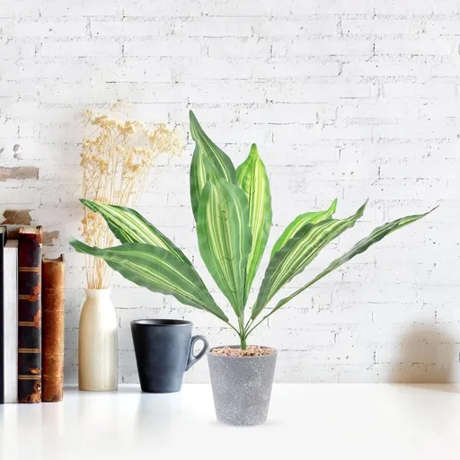 2-Pack Faux Snake Plant Green Artificial Decor for Home, Office, Banquet, and Room