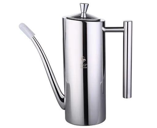 Olive Oil Dispenser Stainless Steel Oil Pot Bottle Oil Vinegar Can straight handle 700ml