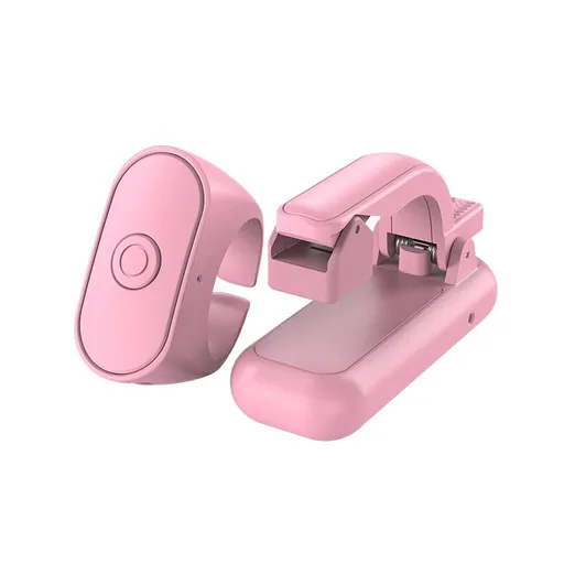 Portable Hands-Free Kindle Page Turner Remote Control - Pink
