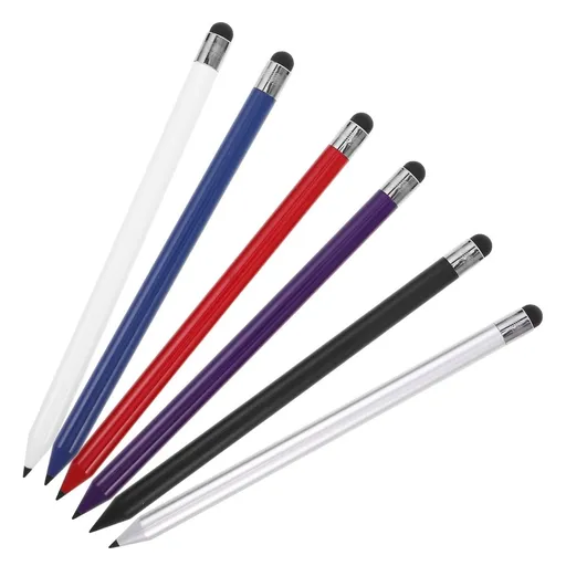 6Pcs Lightweight Stylus Pens for Touch Screens Pencil Shape Design