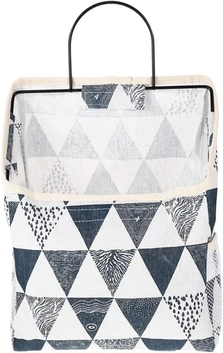 Single pocket wall hanging fabric organizer, durable and space-saving design, perfect for bedroom, dorm, bathroom and office storage.Ideal for students, organizers and homeowners