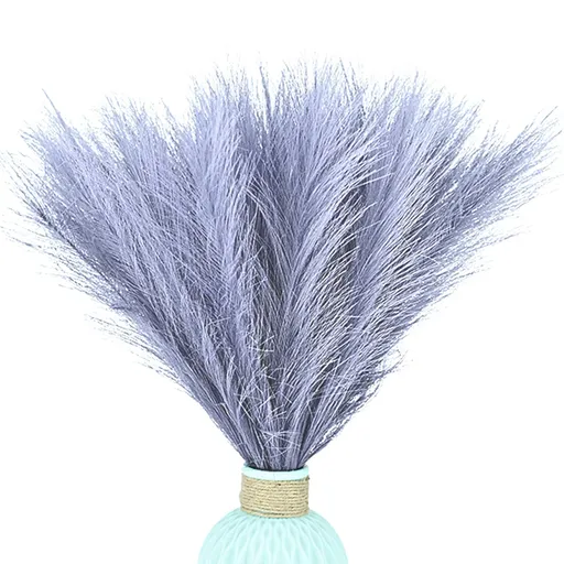28pcs Grass decoration artificial vase filling farmhouse family wedding decoration light purple simulated cattail bouquet