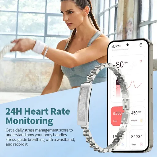 No-Screen Smart Watch Silver