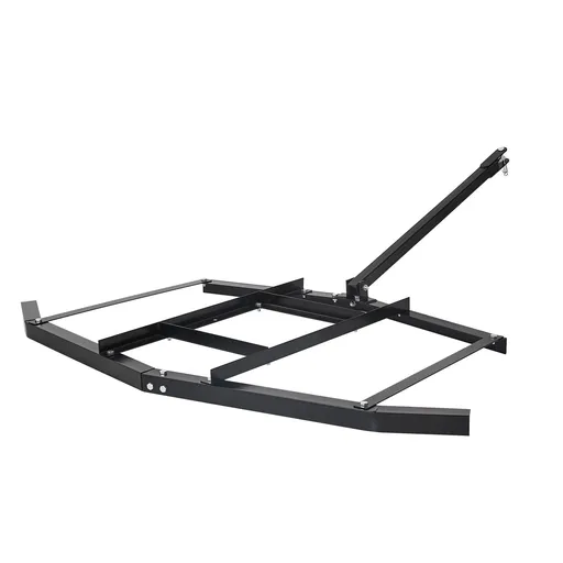 Drag Harrow, 66" Width Tow Behind Drag Harrow, Q235 Steel Driveway Grader with Adjustable Bars & Pin Hitch, Support up to 50 lbs, Tractor Driveway Harrow for ATVs, UTVs, Garden Lawn Tractors