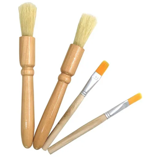 4 Packs Coffee Grinder Brush,Wooden Cleaning Brush for Grinders and Pasta Makers Cleaning Coffee Grinder