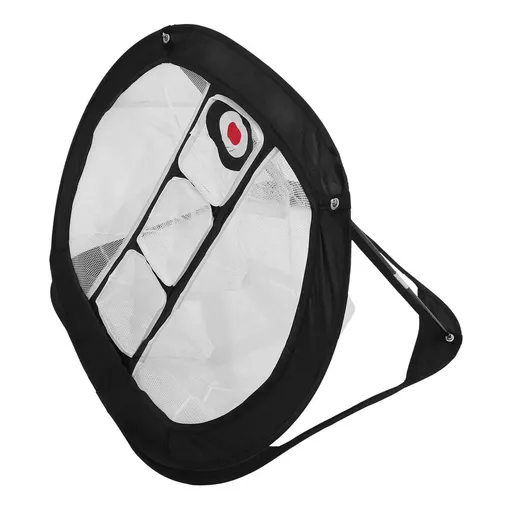 Golf Chipping Practice Net Black 210D Polyester Training Net for Golfers, and Portable 1 Set