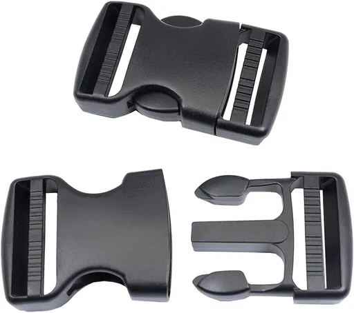 Side Release Buckles 5/8,3/4,1,1-1/4,1-1/2,2 inch Heavy Duty Plastic Buckle Clips Snaps Backpack Buckle Replacement
