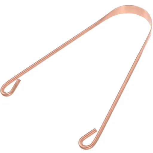 Metal Tongue Cleaner Scraper with Storage Box for Household Oral Cleaning