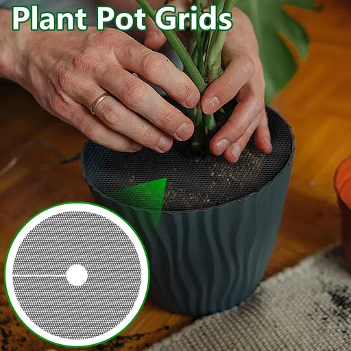 6 Pack Plant Pot Grids 15.7 Inch Flower Pot Soil Protector Cat Dog Pet Proof Cover for Australian Homes Indoor Outdoor Gardening Soil Guard