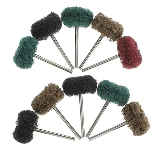 20Pcs Buffing Wheels for Drill Made from Steel and Scouring Pad for Versatile Use