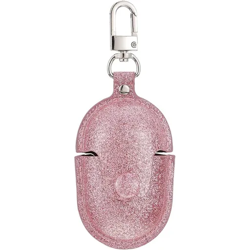 Earbud Case Cover Leather Glitter Protective Storage Box Compact Size Portable Design
