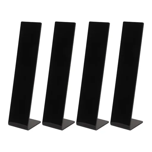 4 Pcs Acrylic Hair Band Display Stand Hair Clasp Hair Clasp Jewelry Display Holder for Shop Black