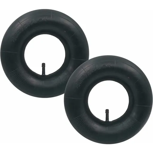 2 pcs 4.10/3.50-4 Inner Tube Tire Tr-13 Straight Valve For Hand Truck, Trolley, Hand Cart, Garden Cart, Lawn Mower