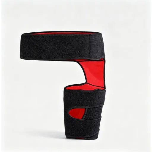 Quadriceps femoris thigh popliteal cord compression sleeve hip osteoarthritis traction muscle joint support strap