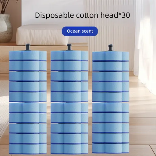 Disposable Toilet Brush Refills – 30-Pack Replacement Heads with Built-in Cleaning Solution, Odor-Resistant & Deep-Cleaning Sponge Design