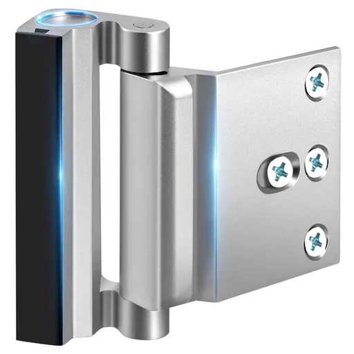 Home Security Door Reinforcement Lock - Safety Child Proof Door Locks with 8 Screws for Inward Swinging Front Doors
