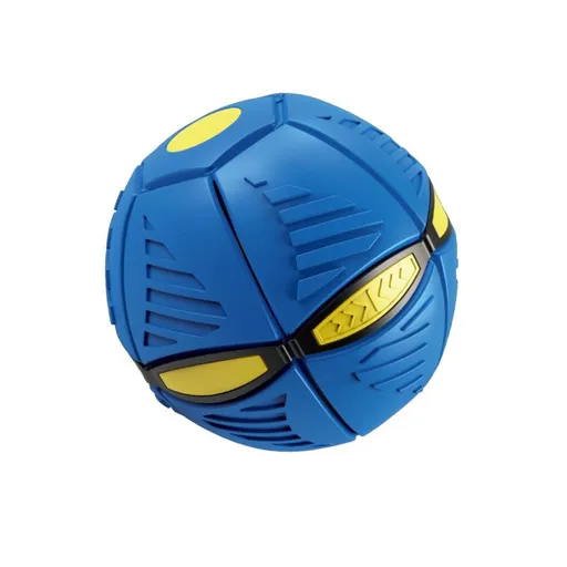 New Doggy disc Ball, Interactive Flying Saucer Ball Dog Toys, pop up Ball for Dogs, Variable Form Pet Toys (Blue)