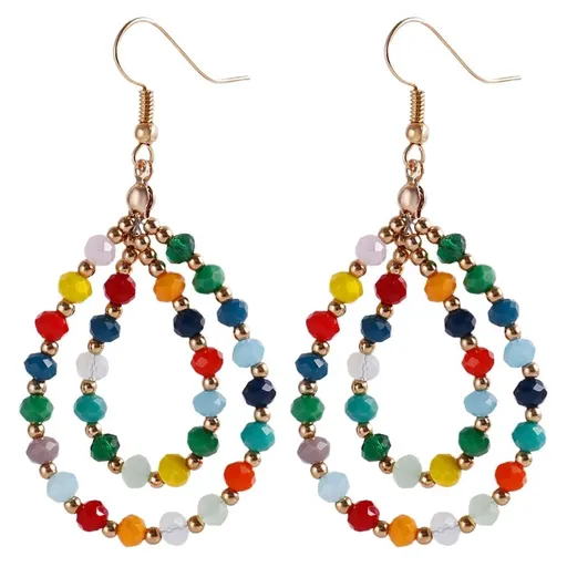 Women's Crystal Beaded Dangle , Tone Alloy, Elegant Fashion Ear , 1 Pair for Women