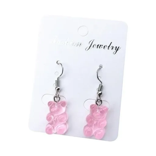 Veile Studios Gummy Bear Earrings - Pink - Dangle