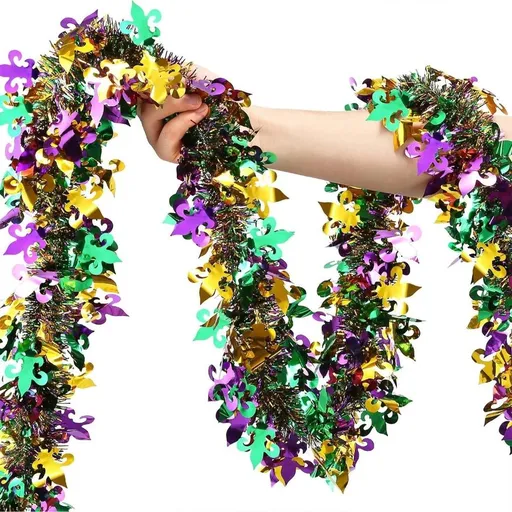 5 Meters Carnival Streamers and Ribbons - Long Plastic Decorative Garland for Party Decor, Photo Background, or Ceiling - 196.8 Inches Length