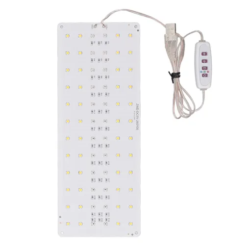 Under Cabinet Plant Grow Light Full Spectrum Dimmable Indoor LED Plant Growth Lamp 8H 12H 16H Timing USB 5V for Greenhouses Single Head