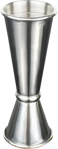 304 Stainless Steel Cocktail Double Jigger Japanese Style Measuring Oz Cup Bar Tool Shot for Bartending Bartender Jiggers Ounce Measurements Alcohol Drink Markings Perfect Party Silver Kitchen Tools