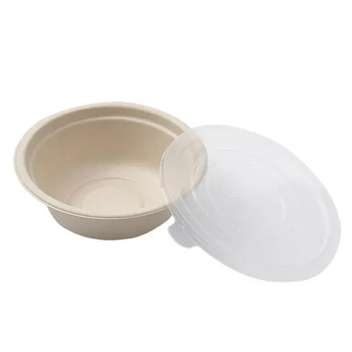 250PCS Food Preparation Burger Storages Cake Packaging Box Lunch Boxes Primary - Primary 500ml+PP lid