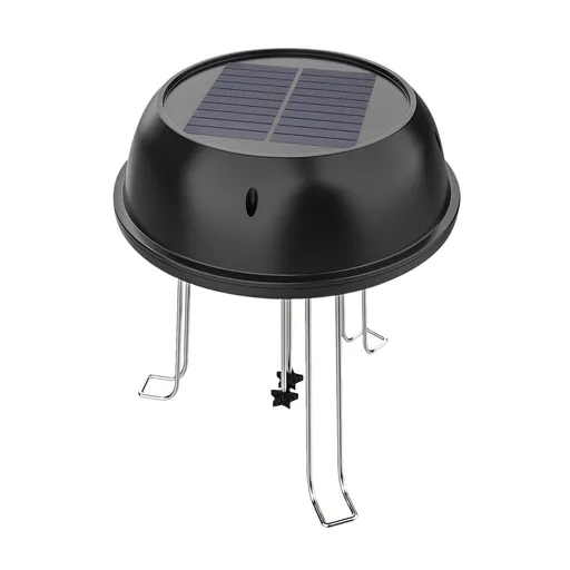 Solar Powered Bird Bath Bubbler | Water Wiggler for Garden Ponds | ABS & Stainless Steel Design | 11.5x6.4cm | Attracts Birds & Prevents Moss | Energy Efficient Water Agitator
