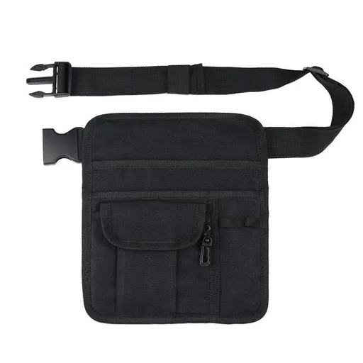 Waiter Waist Money Pouch Bag Canvas Restaurant Waitress Apron Bag with Adjustable Belt Check Holder Server Bag Container