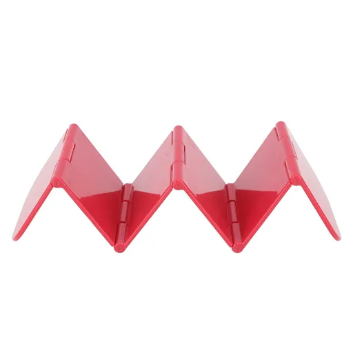 Taco Holder Stand Dishwasher Microwave Safe Stable Taco Rack Tray for Restaurant Kitchen Party Red