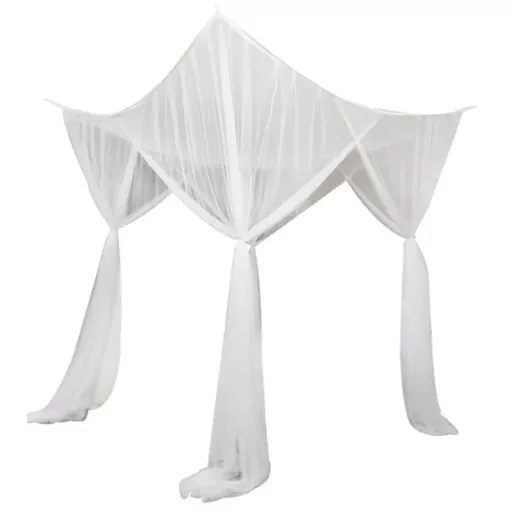 Hod Health & Home Square Bed Canopy - White