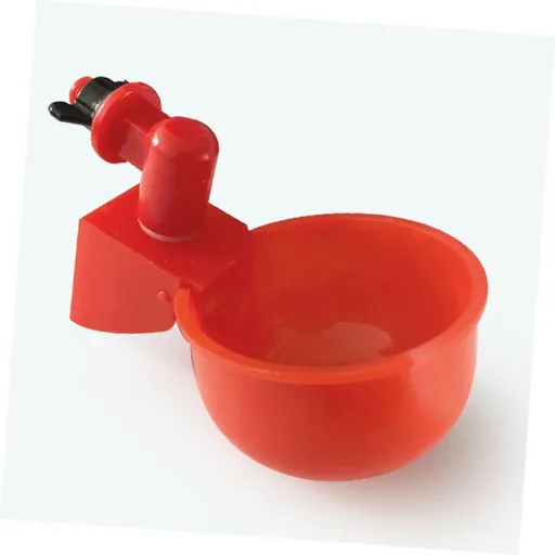 Chicken Watering Cup, Chicken Water Feeder, Thread Automatic Filling Waterer Poultry Drinking Bowl Chicken Feeder Cup