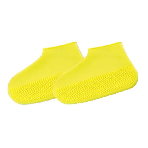 Waterproof shoe cover, silicone, reusable, wear-resistant, anti slip, foldable shoe cover, shoe protector, rain boots