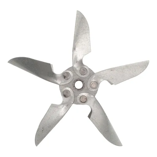 4 Inch 5 Blade Metal Blower Fan Blade, Low Noise 6mm Bore Centrifugal Fan Impeller
