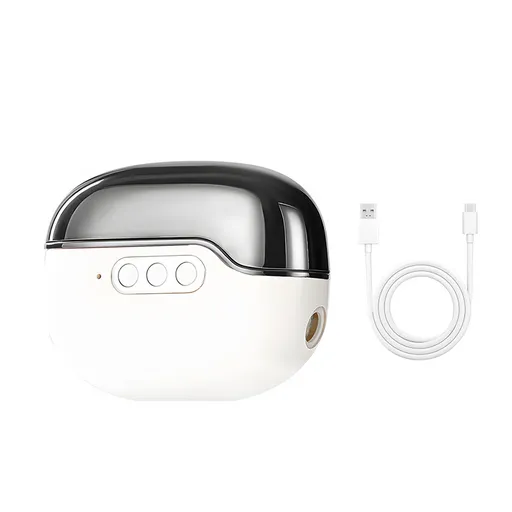 4-in-1 Electric Nail Care Device - Clipper, Grinder, Polisher & UV Sterilizer with Multiple Modes(white)