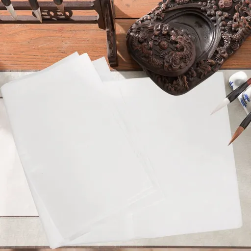 Multipurpose White Calligraphy Paper, Ideal for Painting and Handicrafts, Durable