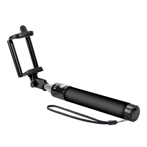 Universal Laser Selfie Stick with Wired Control Cable, Portable Handheld Selfie Stick with Built-in Control Line for All Smartphones