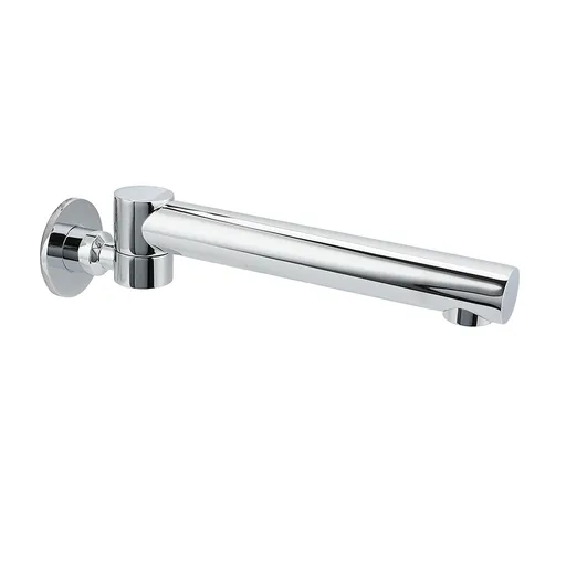 Watermark Chrome Round Basin Wall Mount Faucet Outlet 180° Swivel Brass Bath Tub Spout