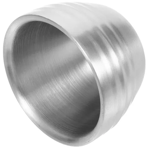Reusable Stainless Steel Tea Cup Small Plated Silver Metal Beverage Cup for Home Use
