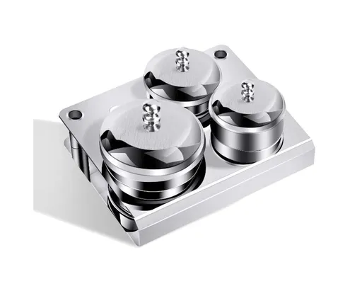 3Pcs Manicure Liquid Cup Acrylic Powder Organizer Tray with Nail Brush Holder