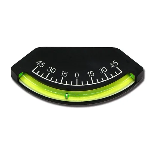 Shatterproof Marine Heel Angles Sailing Clinometer for Boats Provide Smooth and Accurate Tilt Measurement Tool