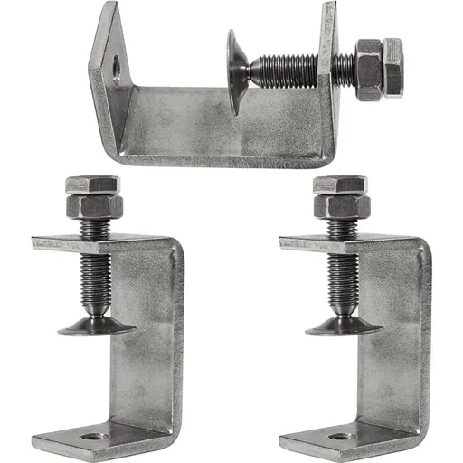 3 pcs 65Mm Heavy Duty 304 Stainless Steel C-Clamps, For Clamps, Pliers And Turnbuckles, Woodworking Tools, Diy & Auto