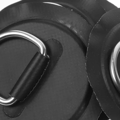 5Pcs Kayak D Ring Kit Stainless Steel Inflatable Boat Seat Attachment Black