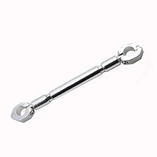 1 Piece Motorcycle Balance Bar Motorcycle Handlebar Big Car Modified Aluminum Alloy Motorcycle Balance Handlebar Cross Bar Motorcycle Accessories (Sil