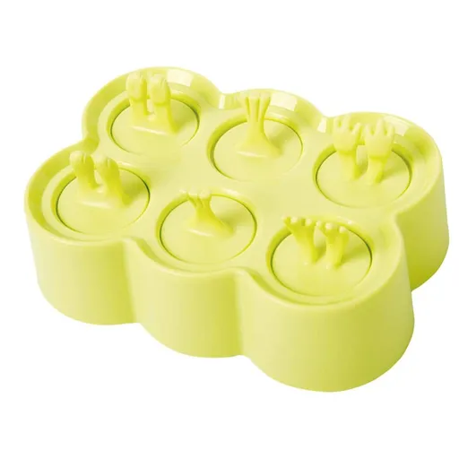 Mini Popsicles Molds for Kids Baby Cute Animal Shapes 6 Pieces Ice Pop Maker BPA Free Silicone Ice Cream Making Homemade